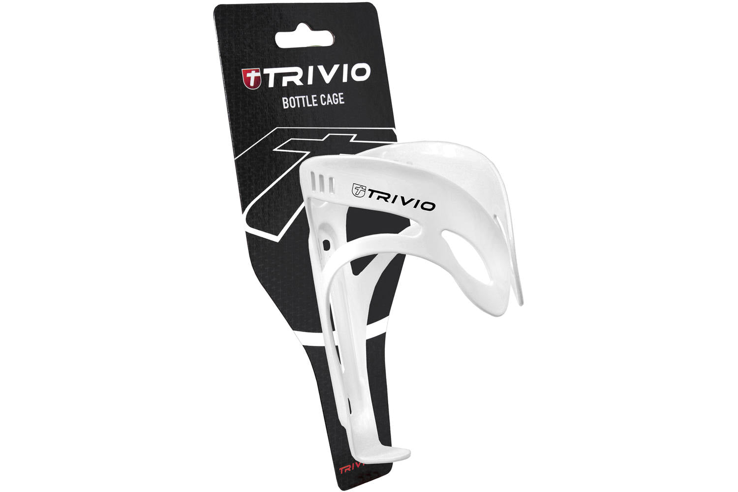 Trivio - bidonhouder aluminium wit