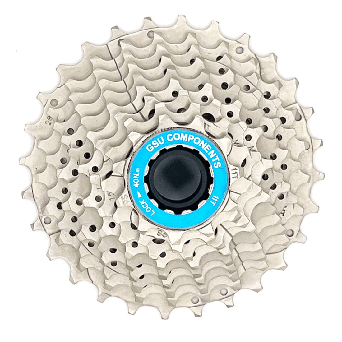 Gsu cassette 9-speed 11-32 tands zilver