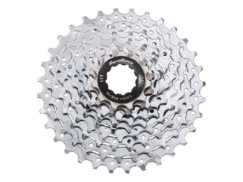 Sunrace 9 speed cassette 11-32t csm96-nickel