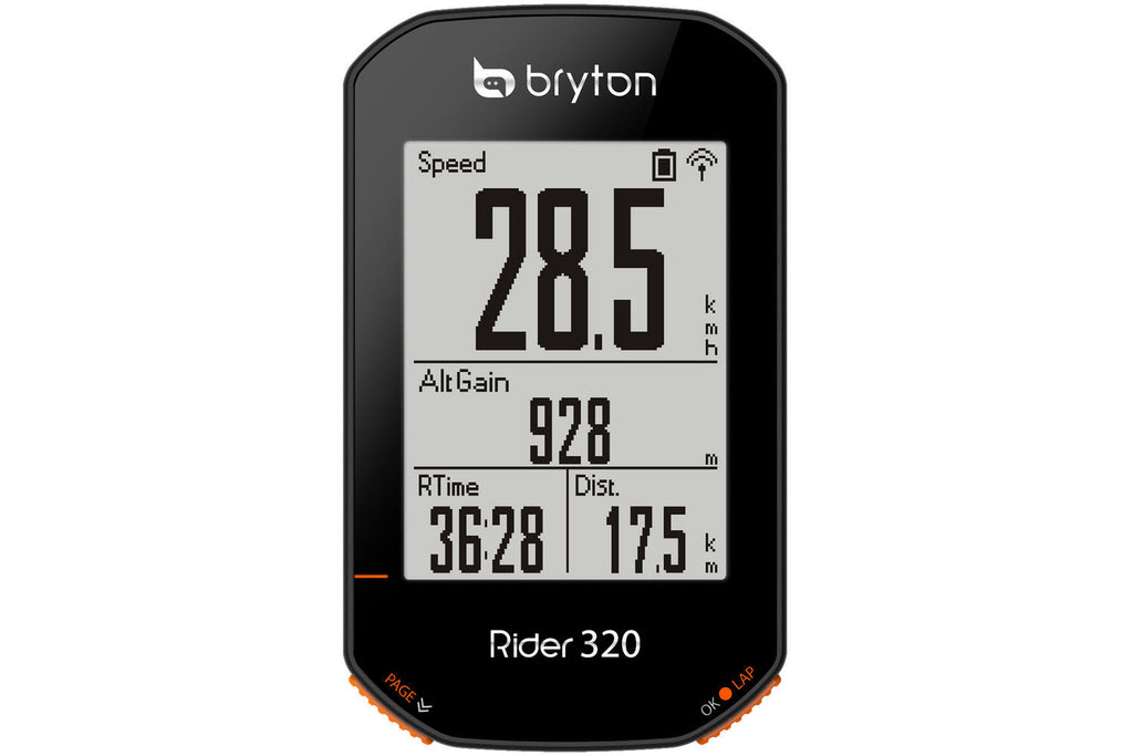 Bryton - rider 320 e gps fietscomputer rider ant+ / bluetooth