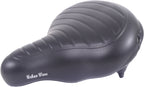 Edge fietszadel urban xl wave - zwart