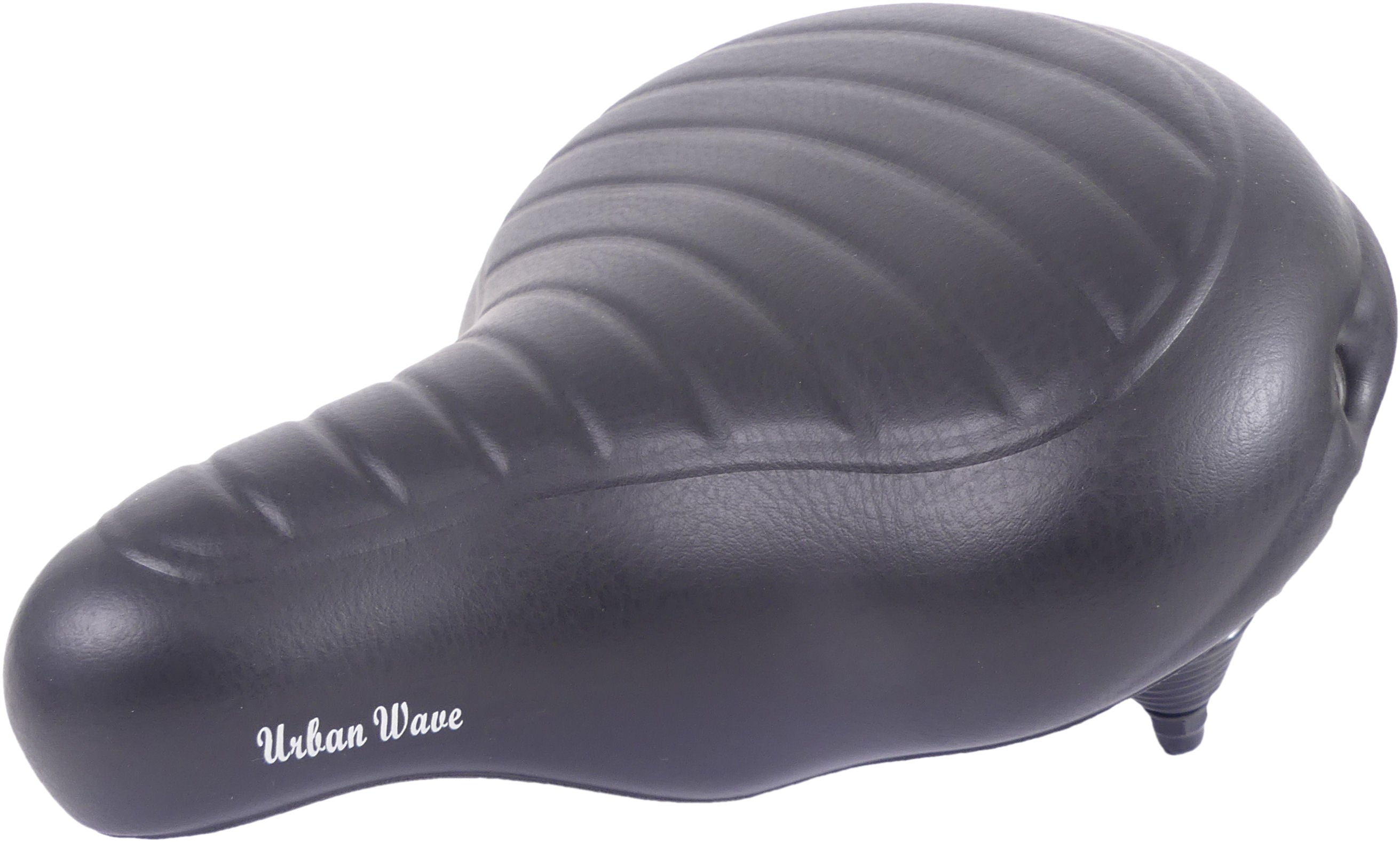 Edge fietszadel urban xl wave - zwart