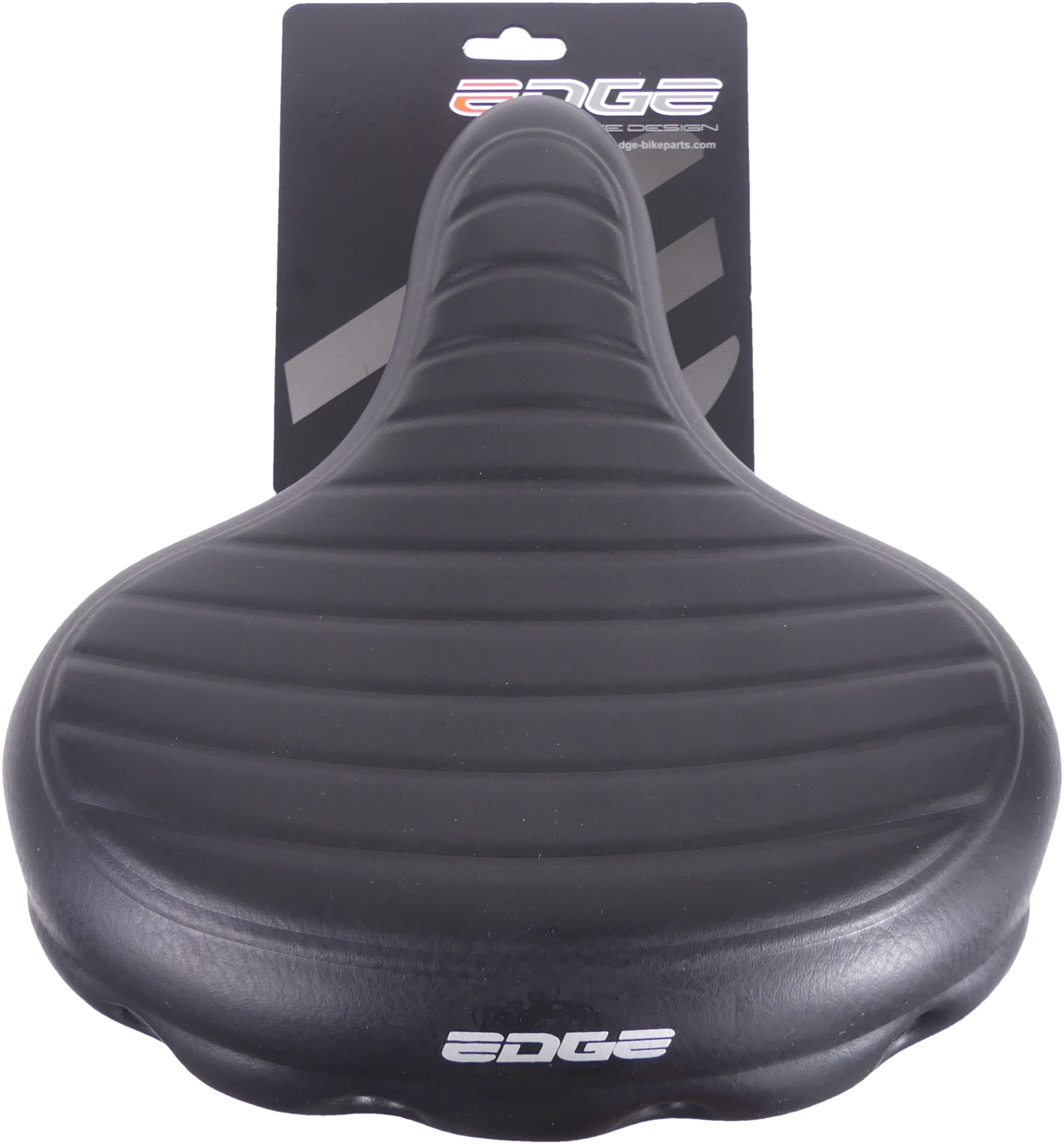 Edge fietszadel urban xl wave - zwart