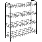 Metaltex schoenenrek 4 rekken 64x23x80.5 cm zwart