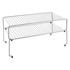 Metaltex sky ruimtewinner 2 etages 47x23x26 cm zilver