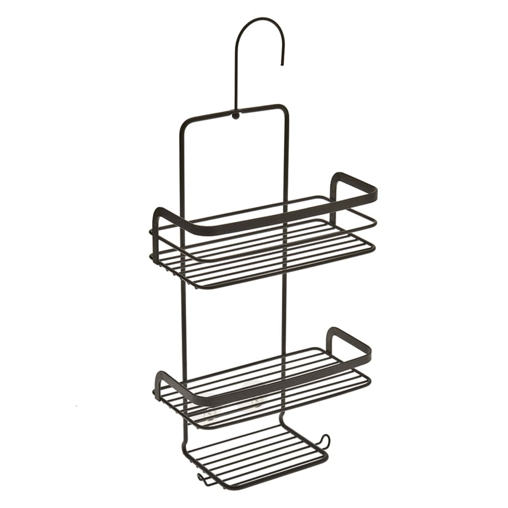 Metaltex origin line doucherek 3 etages 23x12x38 cm zwart