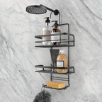Metaltex origin line doucherek 3 etages 23x12x38 cm zwart