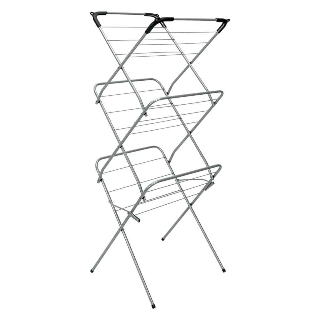 Tomado-metaltex tomado metaltex concerto slim droogrek 9,5 m zilver met haakjes voor kledinghangers