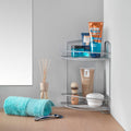 Metaltex onda hoekrek 22x22x35cm 2 laags