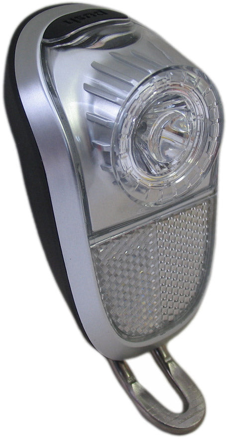 Koplamp Mobile 1 led - zwart/zilver (inclusief