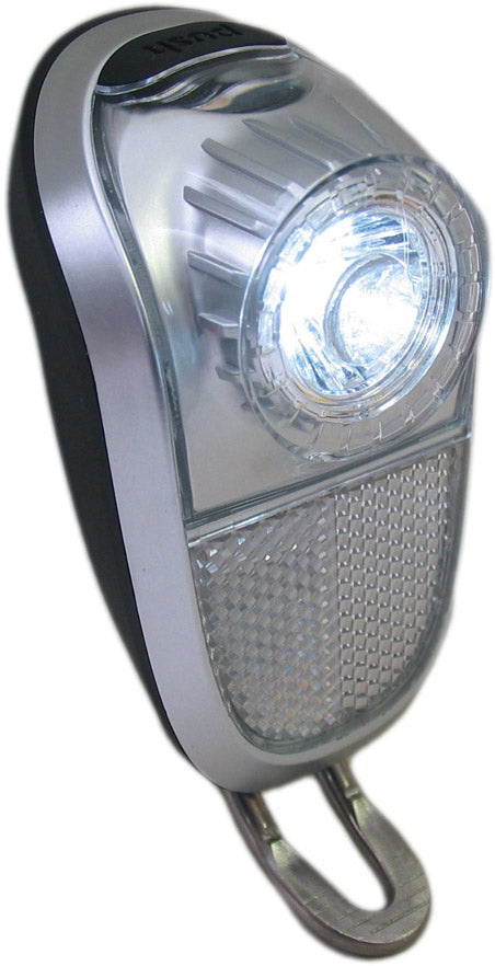 Koplamp Mobile 1 led - zwart/zilver (inclusief