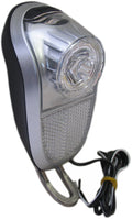 Koplamp Mobile led - zwart zilver (naafdynamo)