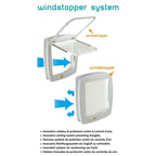Ferplast Huisdierenluik Swing 11T handmatig 4 standen wit 72106011