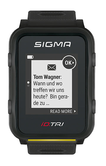 Sporthorloge Sigma iD.TRI Black Set