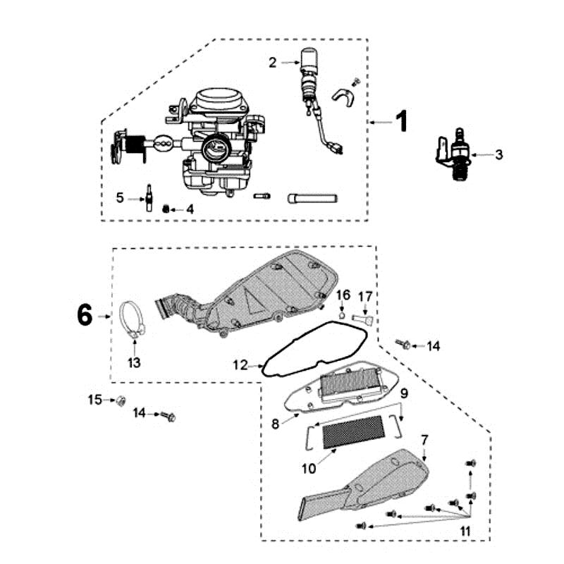 LUCHTFILTERELEMENT KLEIN OEM | KISBEE - FIDDLE 2
