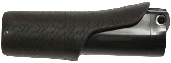 Gazelle handvat rechts basis 132mm zwart
