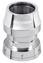 Balhoofdset Ergotec A118AC-ES ahead met 65° stuurblokkade 1 1/8" zonder draad - zilver