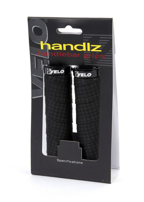 Velo handvat visegrip alu kraton gel 129mm, zwart