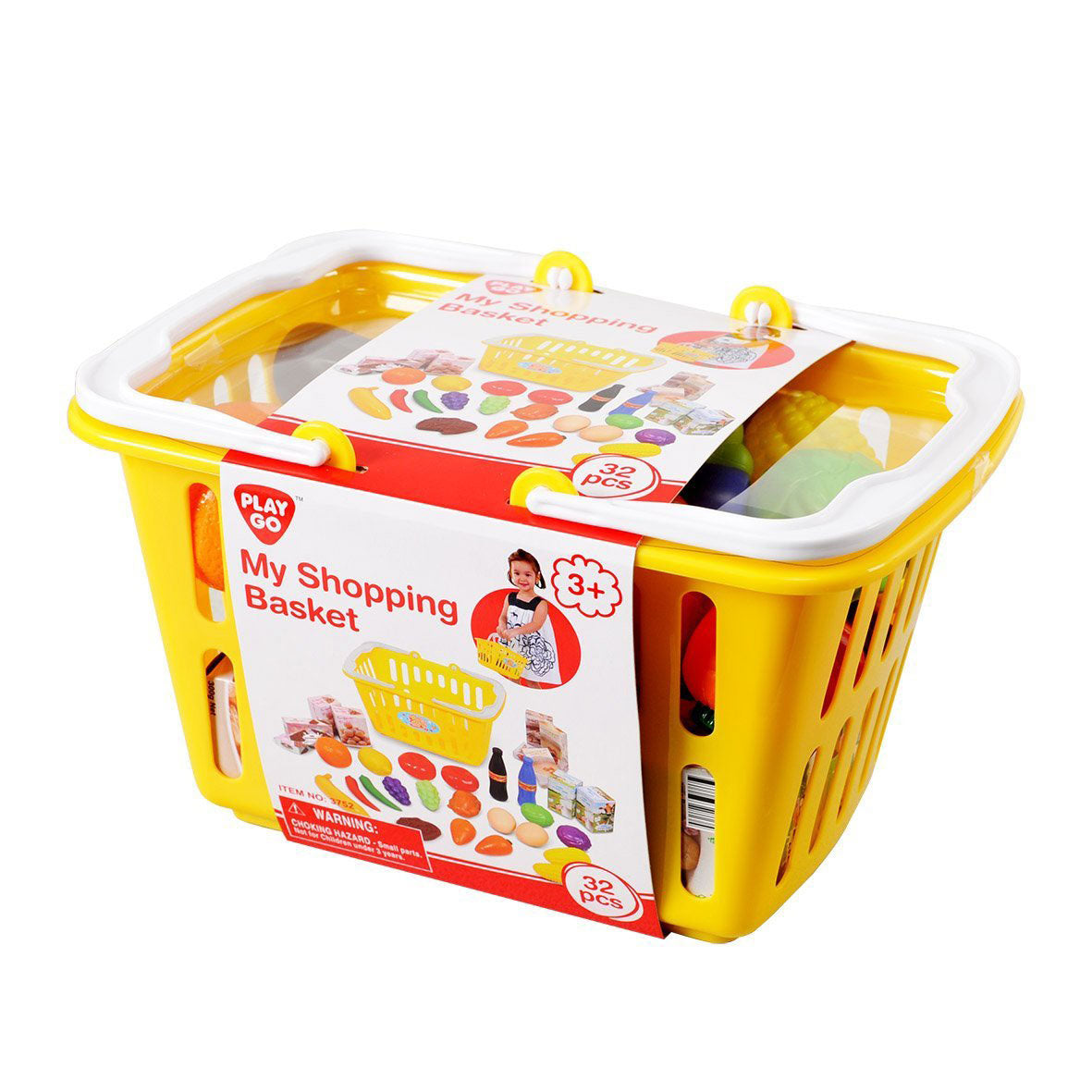 play mandje met boodschappen