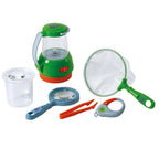playgo natuur onderzoekerset - 6 dlg. met schepnet en vergrootglas