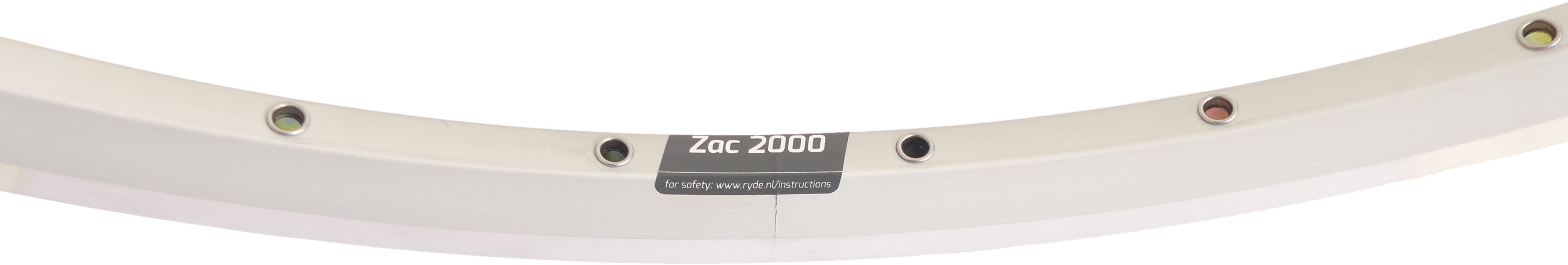 Ryde velg zac 2000 28 622 x 19c aluminium 36 gaats 14g - zilver