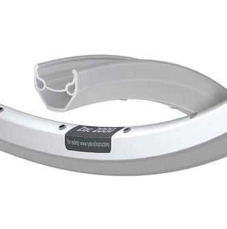 Ryde velg zac 2000 28 622 x 19c aluminium 32 gaats 14g - zilver