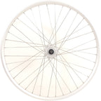 Voorwiel 28" / 622 x 19C met Shimano dynamonaaf voor velgrem - zilver