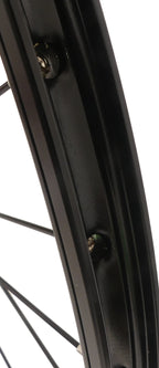 Achterwiel 28" / 622 x 19C met Shimano Nexus 7 naaf voor rollerbrake - zwarte velg en zwarte spaken