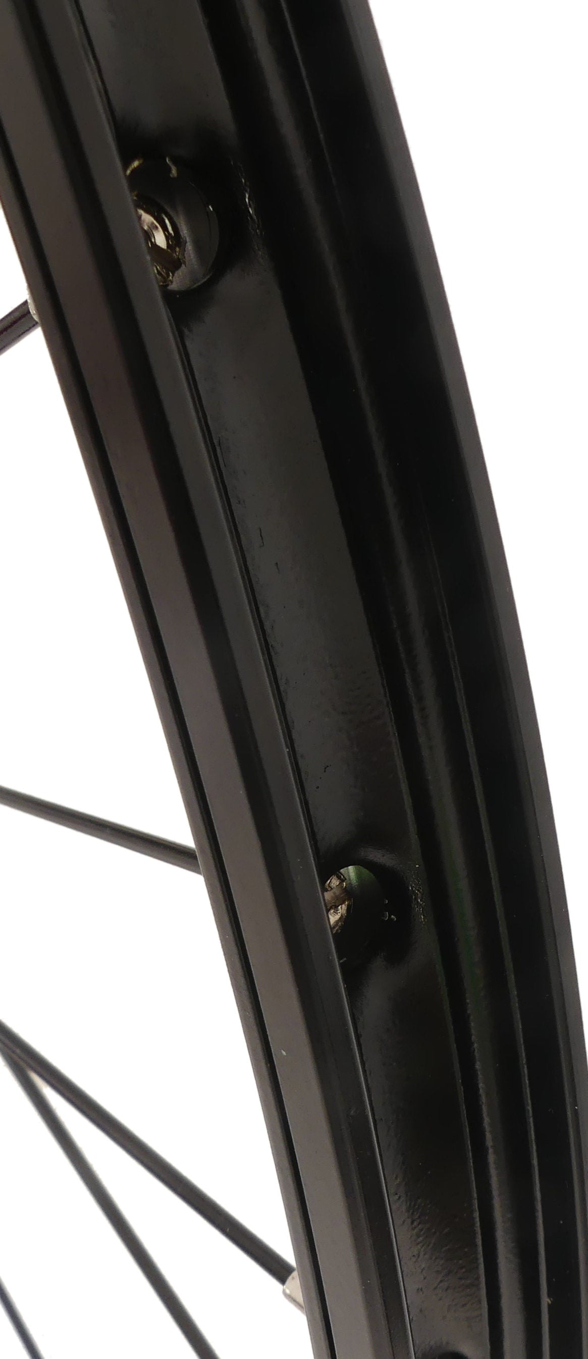 Achterwiel 28" / 622 x 19C met Shimano Nexus 7 naaf voor rollerbrake - zwarte velg en zwarte spaken