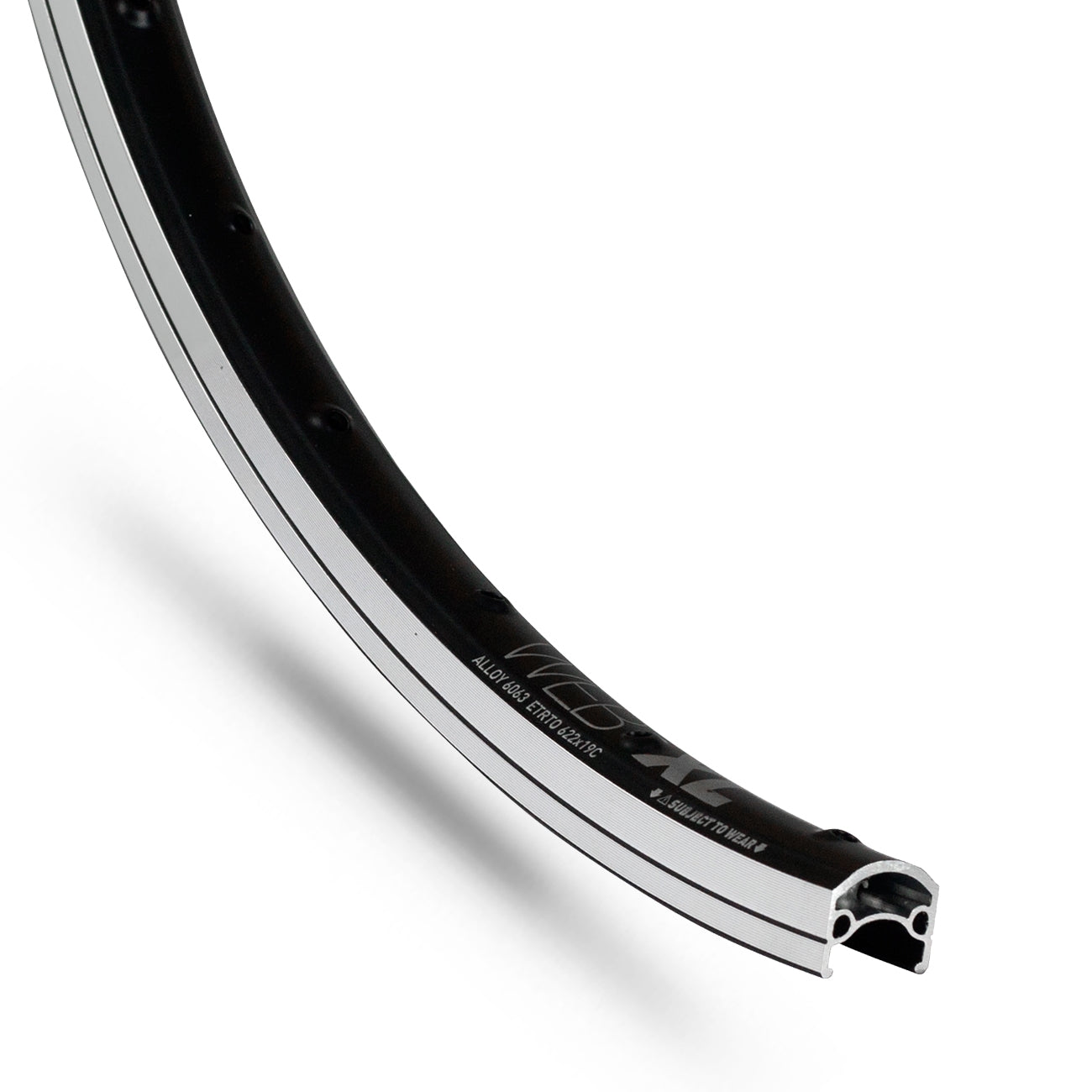 Velg Rodi Web XL 28/29" / 622 x 19C aluminium 36 gaats 14G - zwart