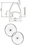 Wielset Edge XLR200 28" race - 10/11 speed Shimano