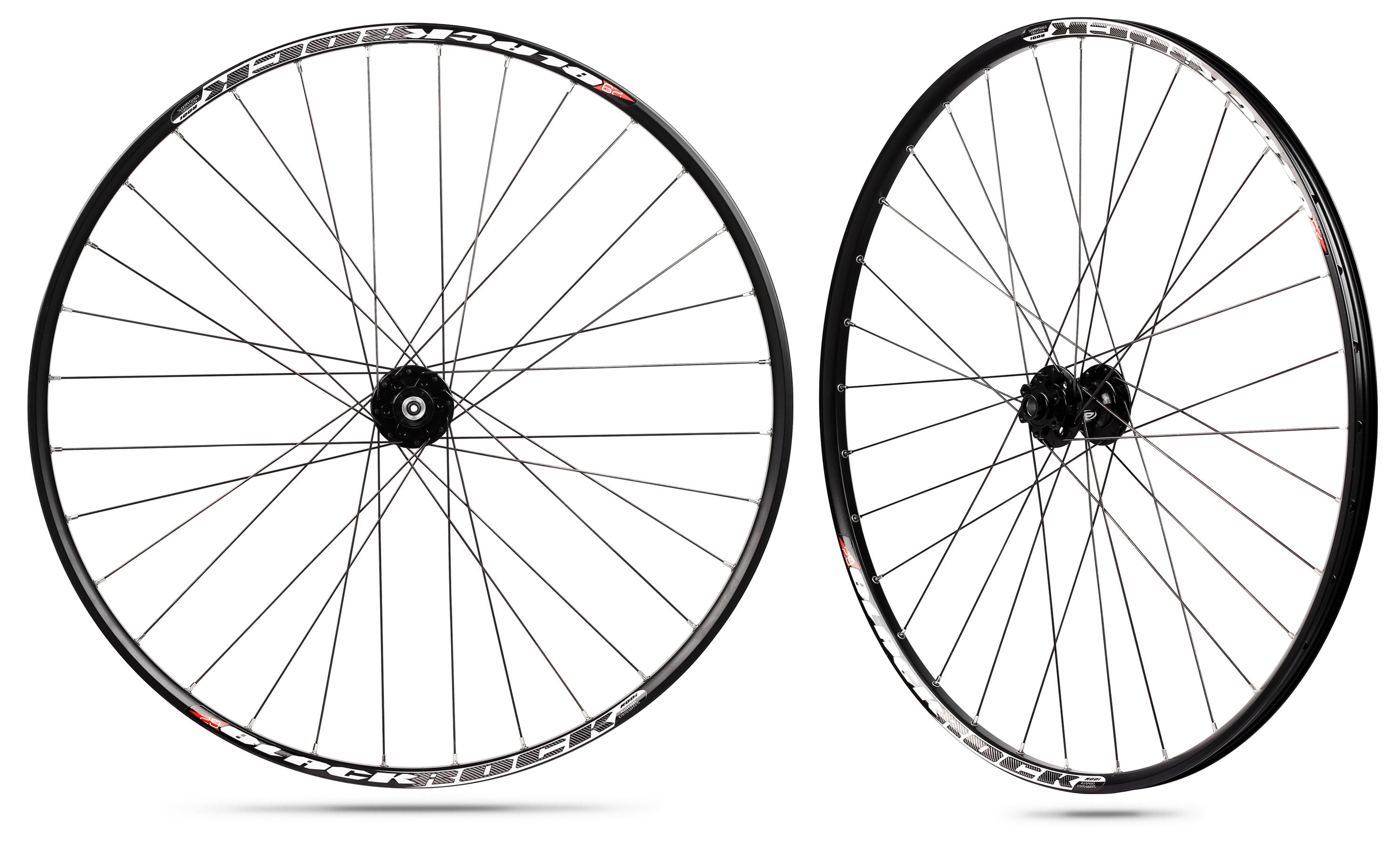 Wielset Rodi Blackrock 29" / 622*23 - 8/9/10V - 32 gaats - QR - zwart
