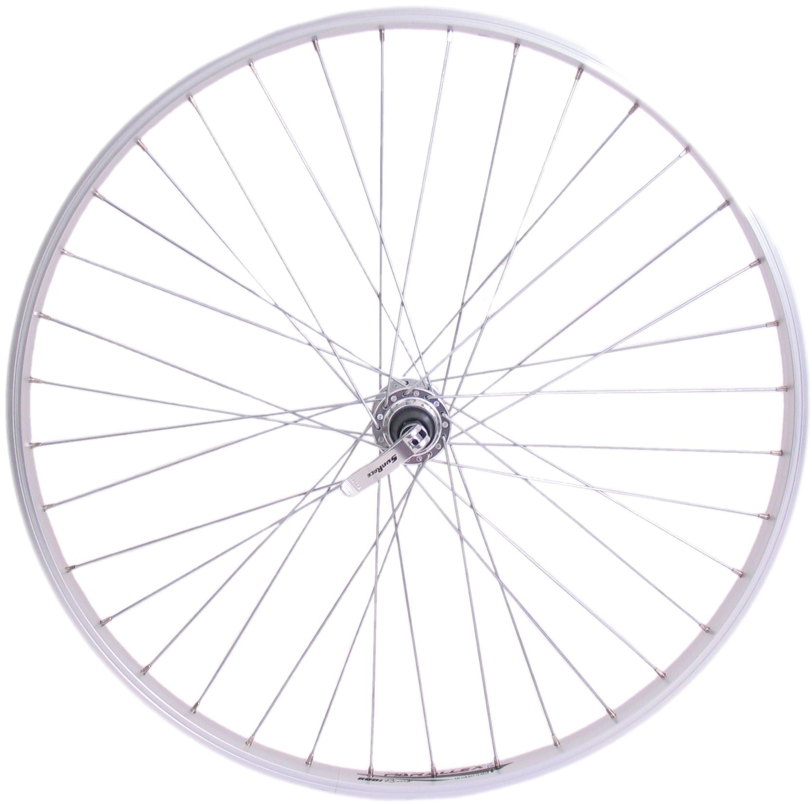 Sunrace Achterwiel 26" / 559*21C Parallex HBM53 8/9 speed QR naaf zilver