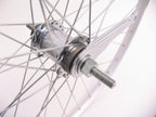 Achterwiel 26" ATB aluminium Shimano remnaaf - zilver