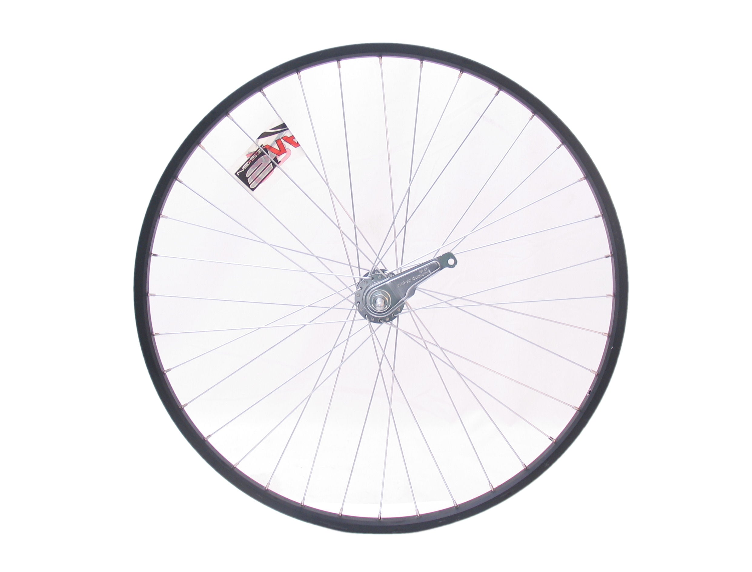 Achterwiel 26"*1.75/1.95 Alu-Zwart Remnaaf-Shimano