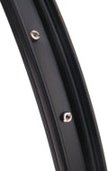 Achterwiel 26" ATB aluminium remnaaf zwart