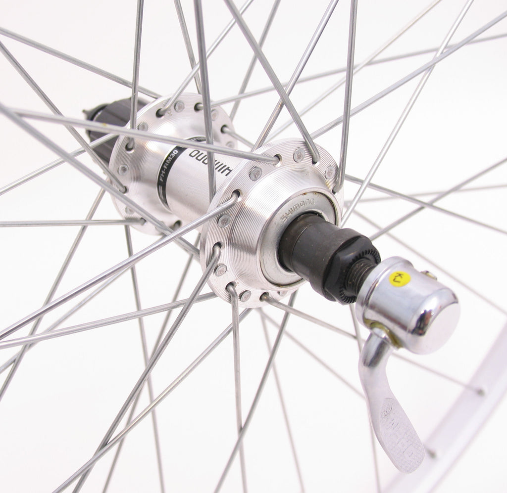 Achterwiel 28 x 1/4" aluminium Sunrace HBM53 QR 7 speed - zilver