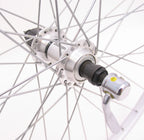 Achterwiel 28 x 1/4" aluminium Sunrace HBM53 QR 7 speed - zilver