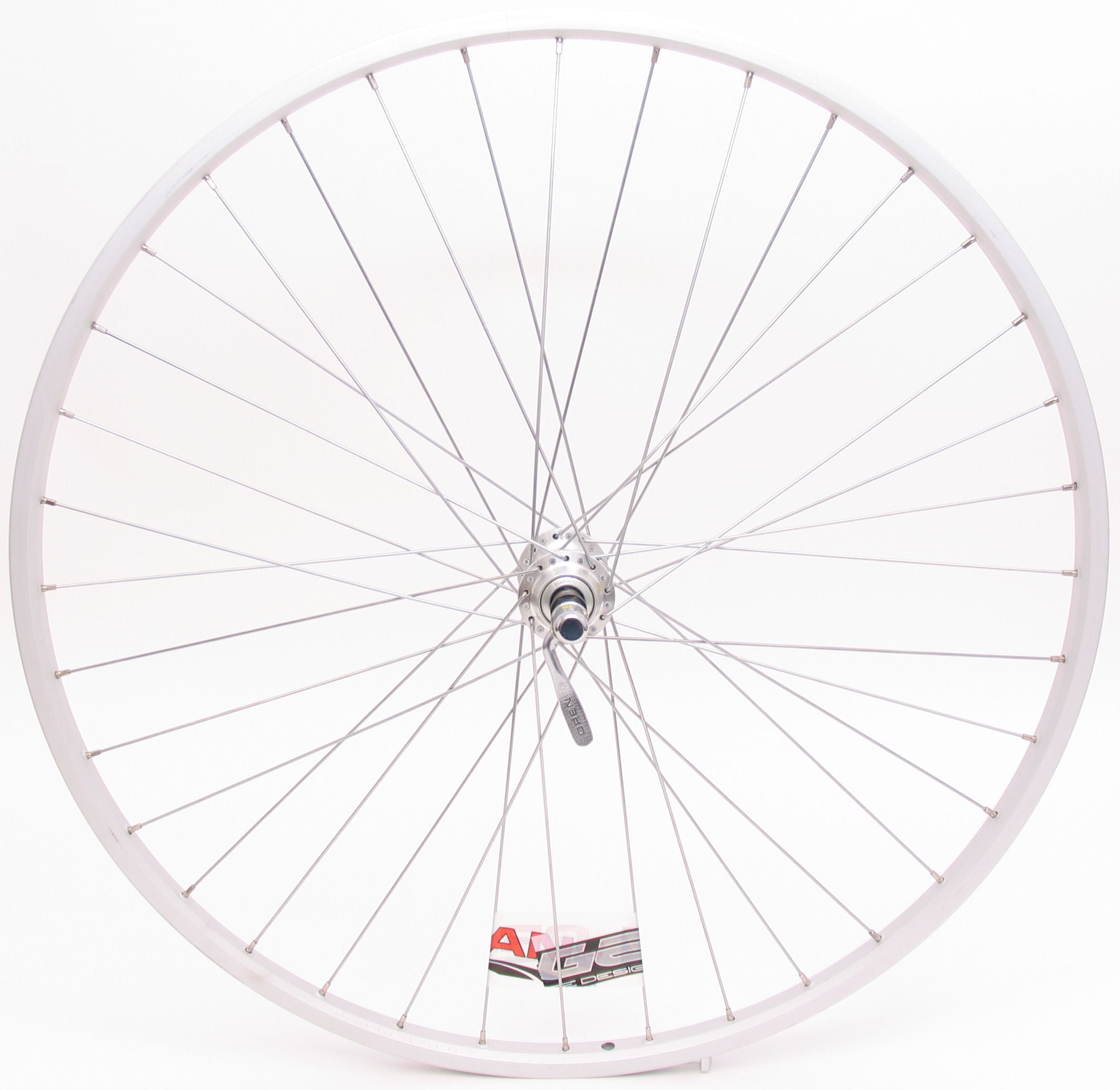 Achterwiel 28 x 1/4" aluminium Sunrace HBM53 QR 7 speed - zilver