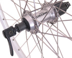 Achterwiel 26" ATB - ZAC19 velg Shimano Deore naaf - RVS spaken - zilver