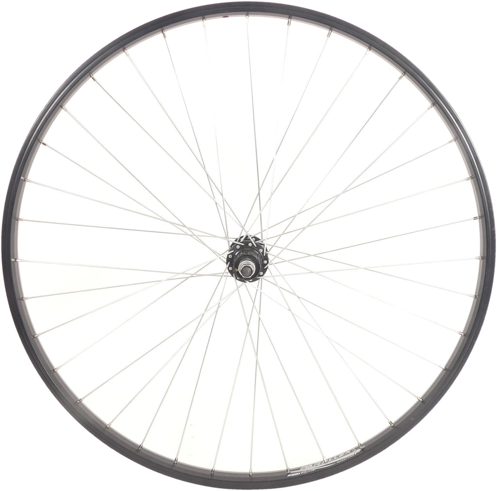 Achterwiel Rodi Parralex 28" / 622*21 velg - 7V Shimano TY500 naaf - zwart