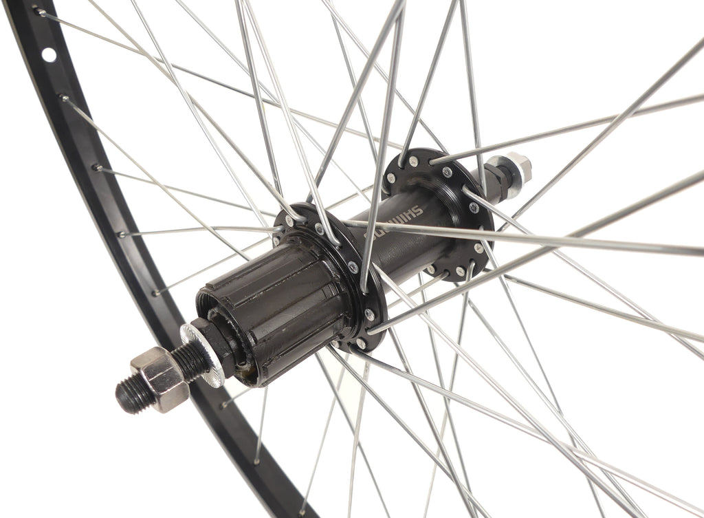 Achterwiel Rodi Parralex 28" / 622*21 velg - 7V Shimano TY500 naaf - zwart
