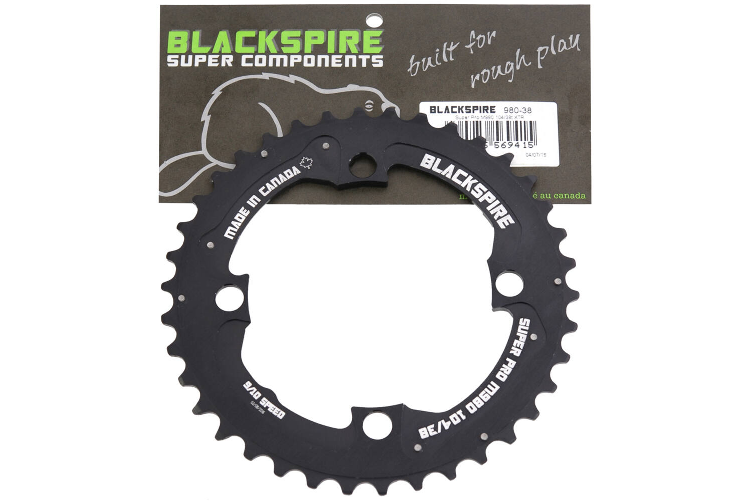 Blackspire Kettingblad mtb super pro xtr fc-m980 104bcd 38t.