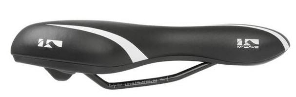 Fietszadel M-Wave Comp IV Racing - zwart met wit