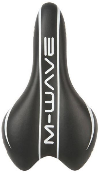 Fietszadel M-Wave Comp IV Racing - zwart met wit