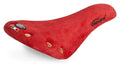 Zadel MonteGrappa 'Canard' Fixie/MTB Leer Rood