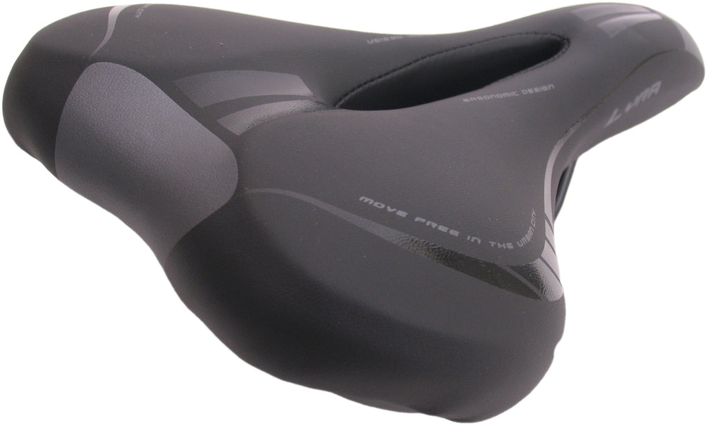 Fietszadel Selle Monte Grappa Lyra Ergonomic - zwart skai leer