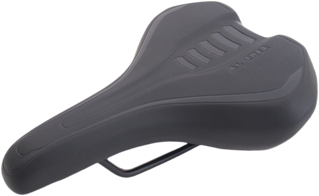 Fietszadel Selle Monte Grappa Althea - zwart skai leer met Logo