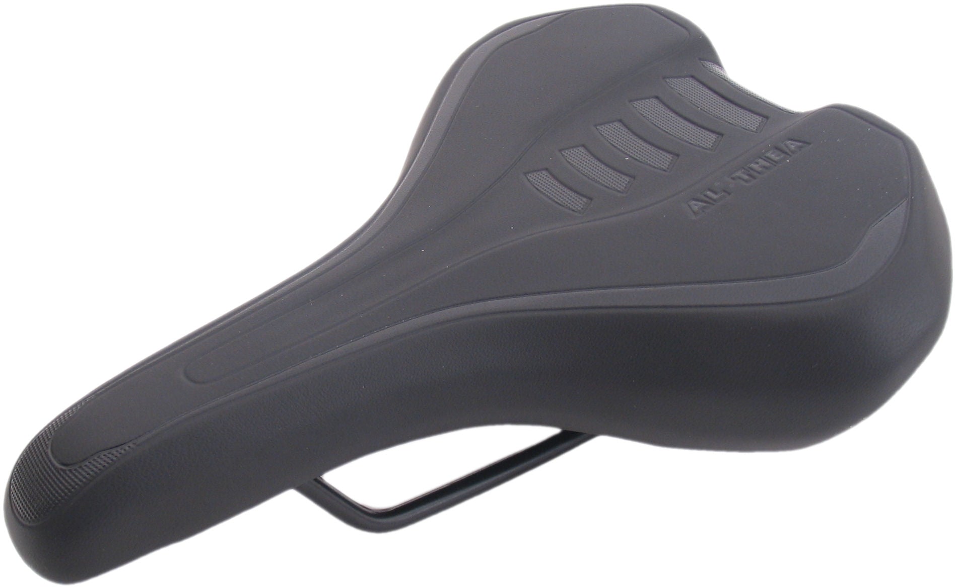 Fietszadel Selle Monte Grappa Althea - zwart skai leer met Logo