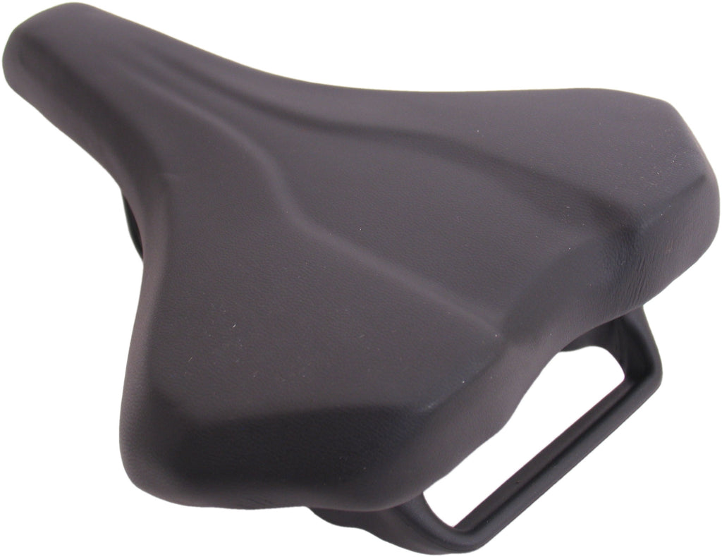 Fietszadel Selle Monte Grappa Althea met handgreep voor e-bike - zwart skai leer